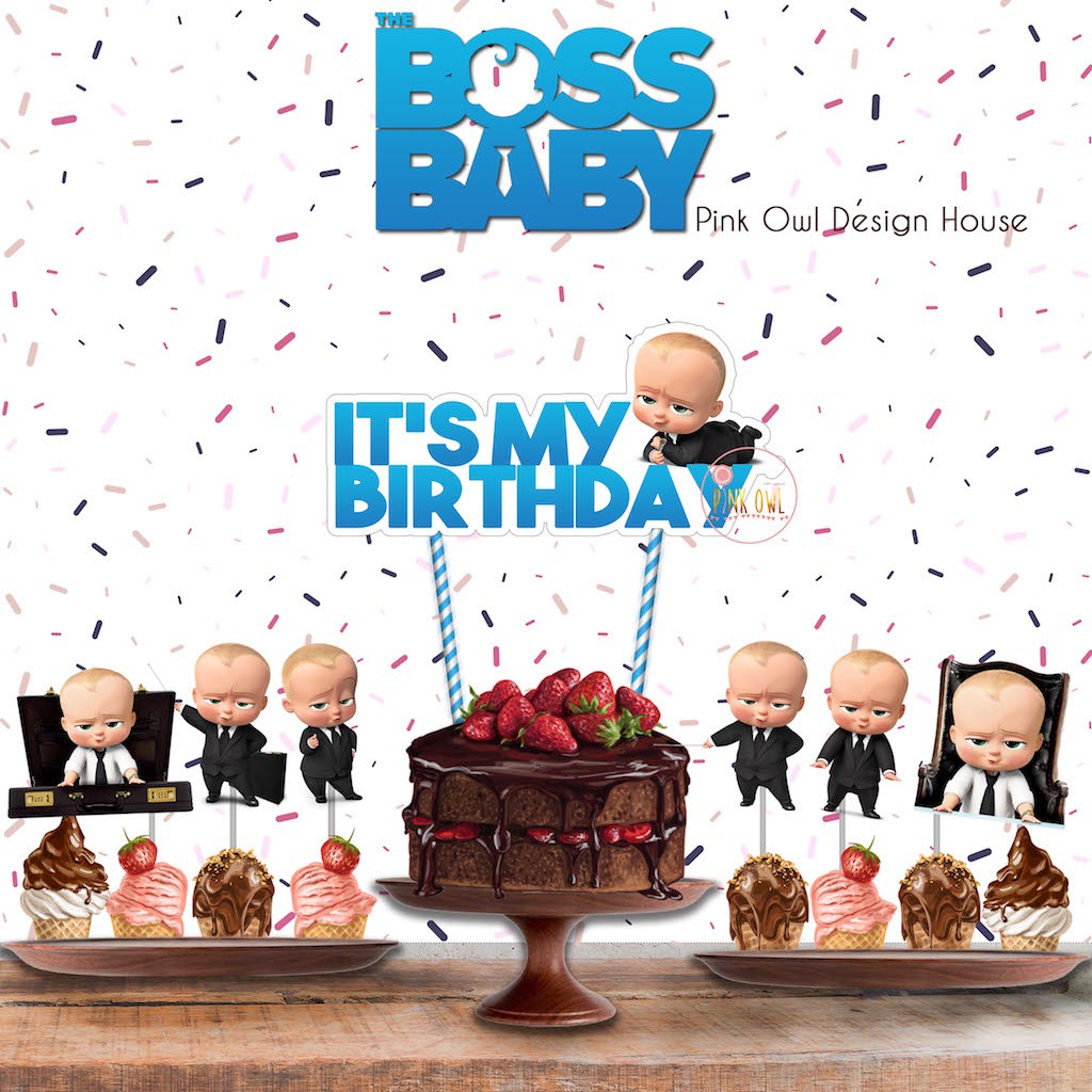 Boss Baby Cake Topper