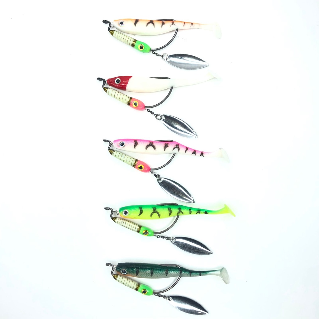 Umpan Casting Softlure Umpan Padle Casting Ultralight Fishing