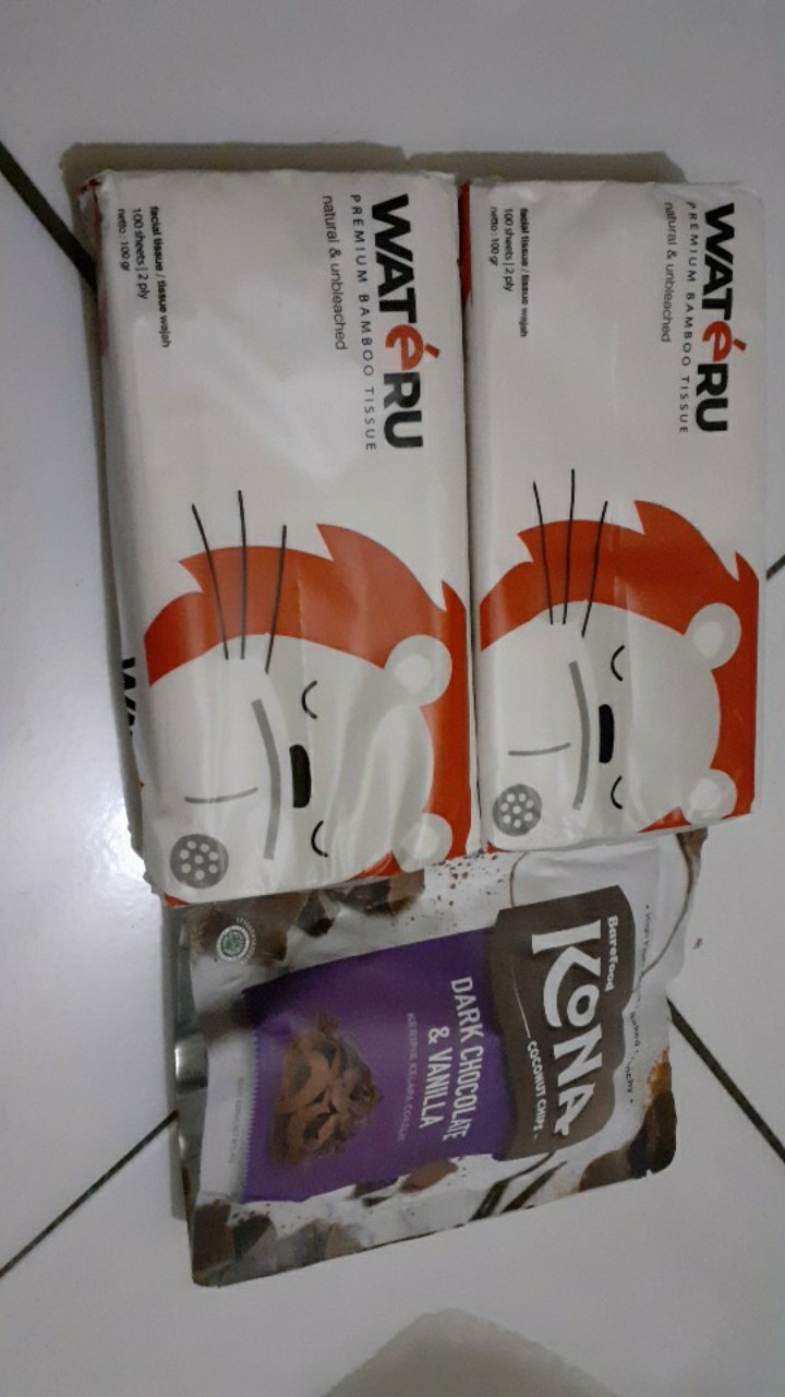 Wateru Premium Bamboo Tissue | Tisu Dapur Toilet Facial Pocket