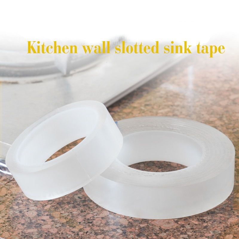 Lakban Perekat Isolasi Double Tape Foam Waterproof Dapur Khichen Seal Tape 3M Transparan