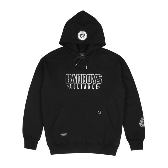 BADBOYS ALLIANCE - HOODIE BBA "EEXX" BLACK