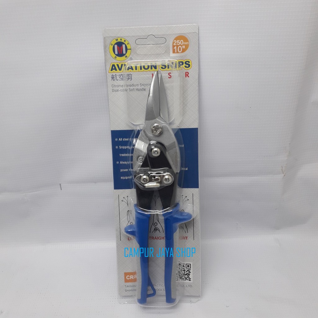 GUNTING BAJA RINGAN LURUS 10 INCH C-MART TAIWAN TANG POTONG SENG KUAT