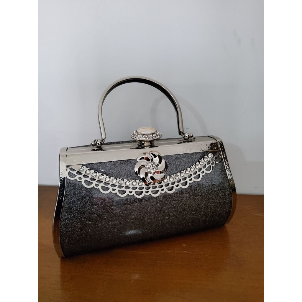 Tas Pesta Farnell  Wanita Clutch Kondangan Impor 2809 (gagang bisa lepas)