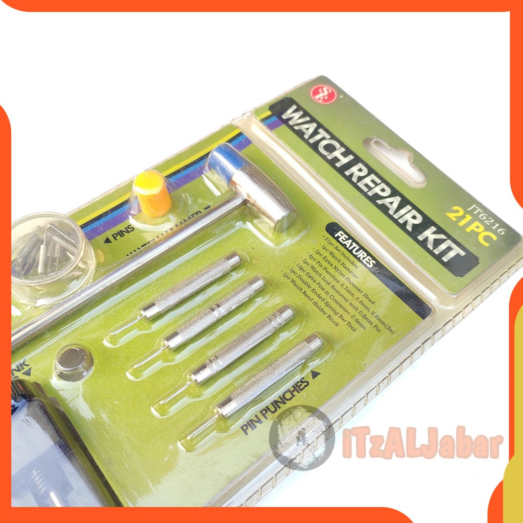 Watch repair kit paket alat servis jam Pemotong rantai komplit T21