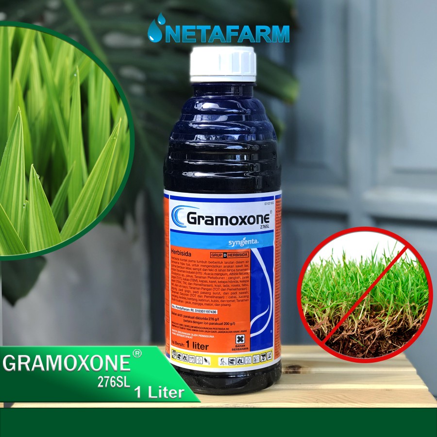 Herbisida GRAMOXONE 276SL Pembasmi Rumput Liar Gulma Ilalang - 1000ml