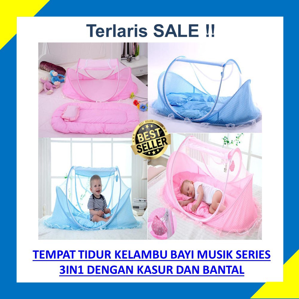 Kasur bayi Kasur bayi kelambu Kasur bayi karakter Kamar Tidur Tempat TIdur Perlengkapan Tidur Bayi M