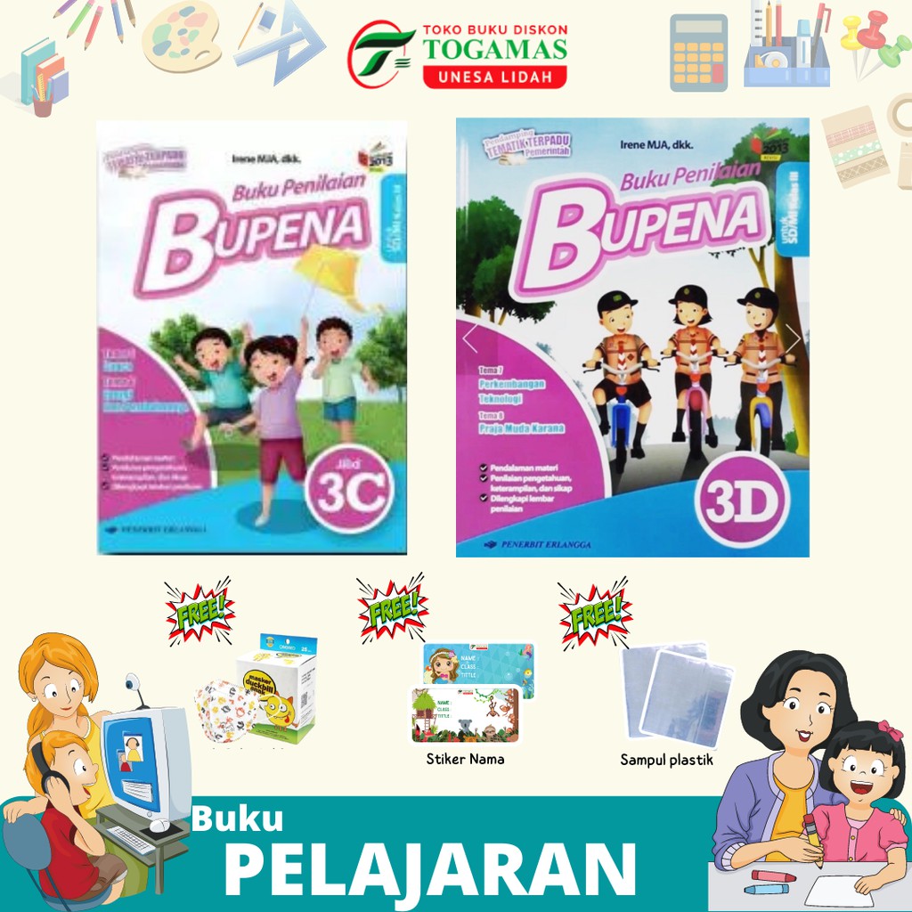 BUPENA : SD/MI KELAS 3A, 3B, 3C, 3D K13 NEW REVISI