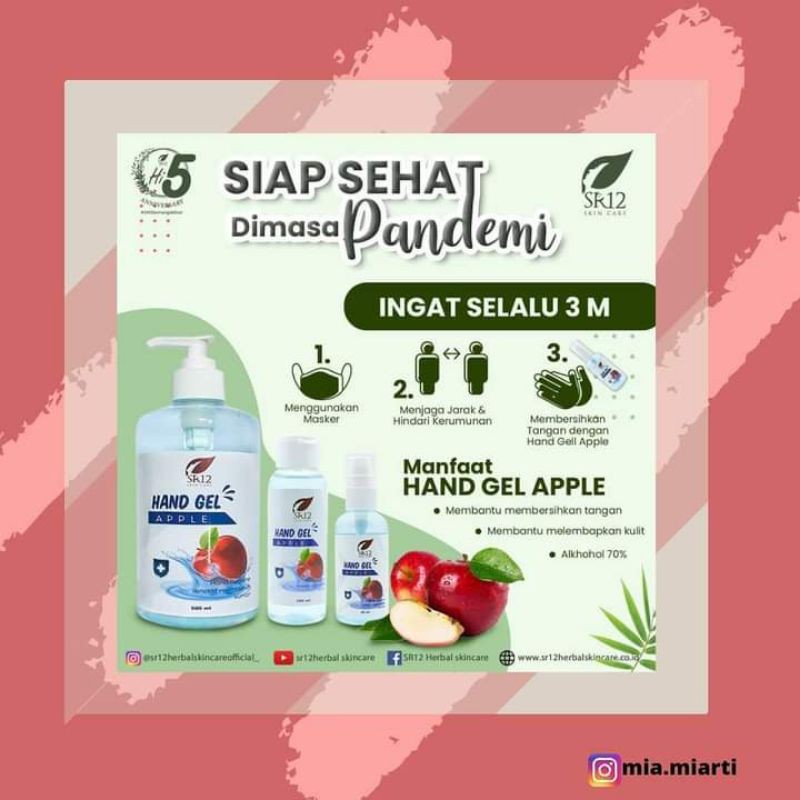 

HANDGEL APPLE 500ML