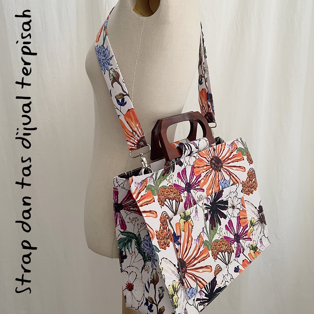 Strap Tas Tebal Panjang - Seri Garden Party
