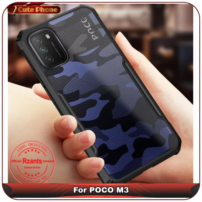 Casing Hard Soft Case Xiaomi Poco M3 M 3 RZANTS Original Military