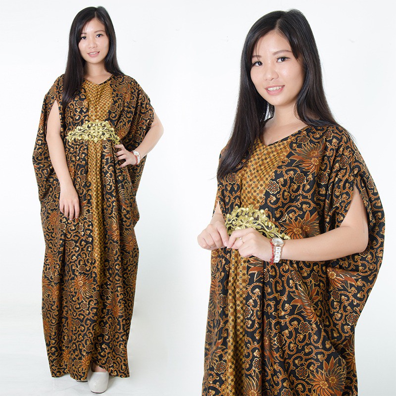 SB Collection Dress Maxi Gina Longdress Kaftan Gamis Jumbo Batik Wanita