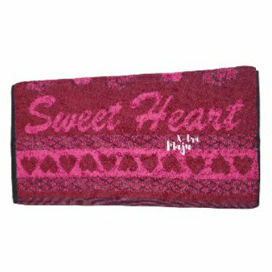 Handuk Mandi Motif 50x100cm ukuran Medium Handuk Travel - SWEET HEART