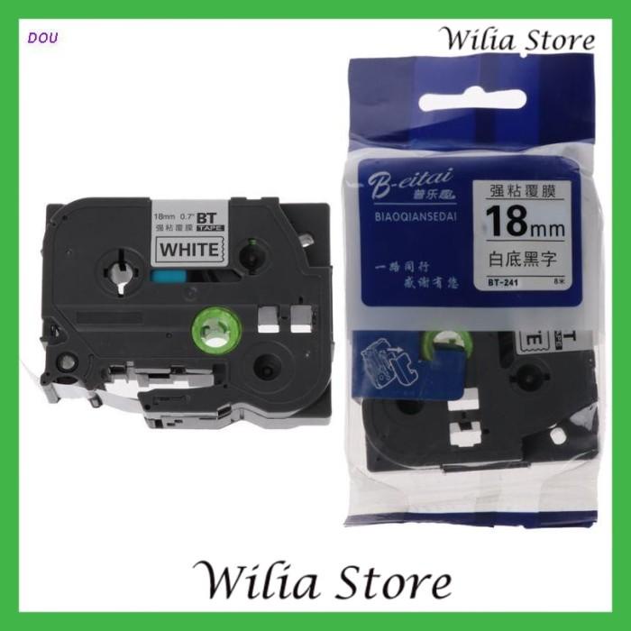 

Paper | * Tape Label Hitam Putih Kompatibel Untuk Brother Tze-241 Tz-241 18M