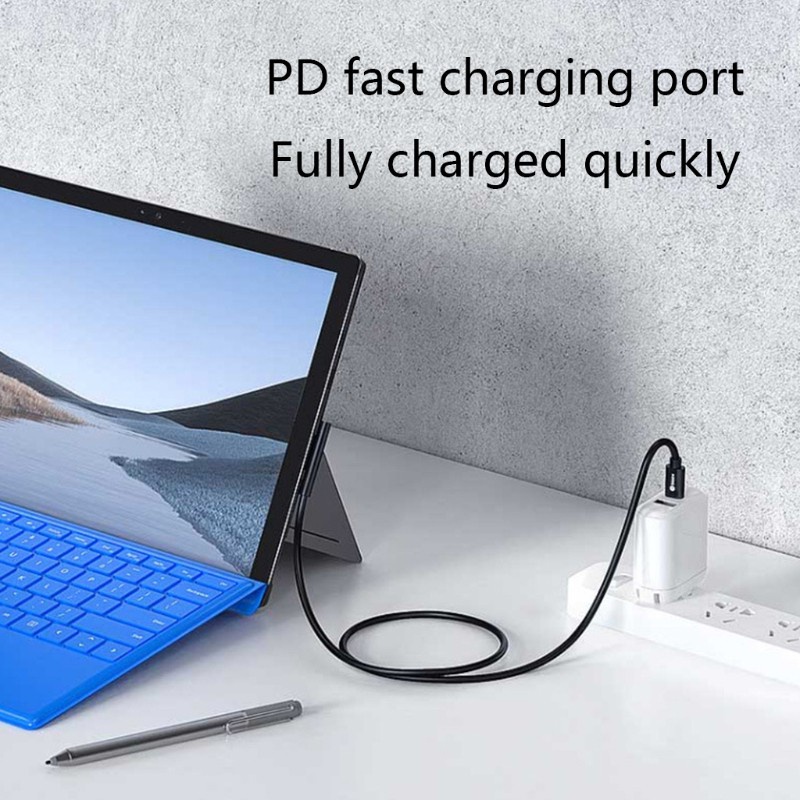 VIVI   USB C Power Supply Charger Adapter Charging Cable Cord for Surface Pro 7/6/54/3