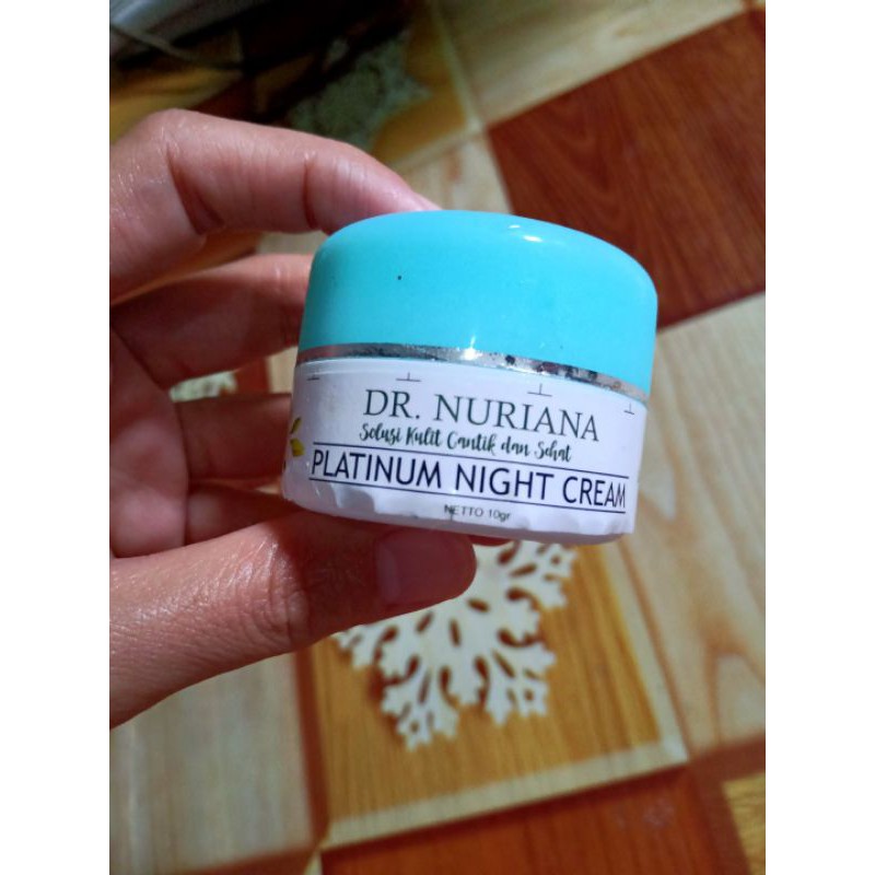 PLATINUM NIGHT CREAM DR.NURIANA