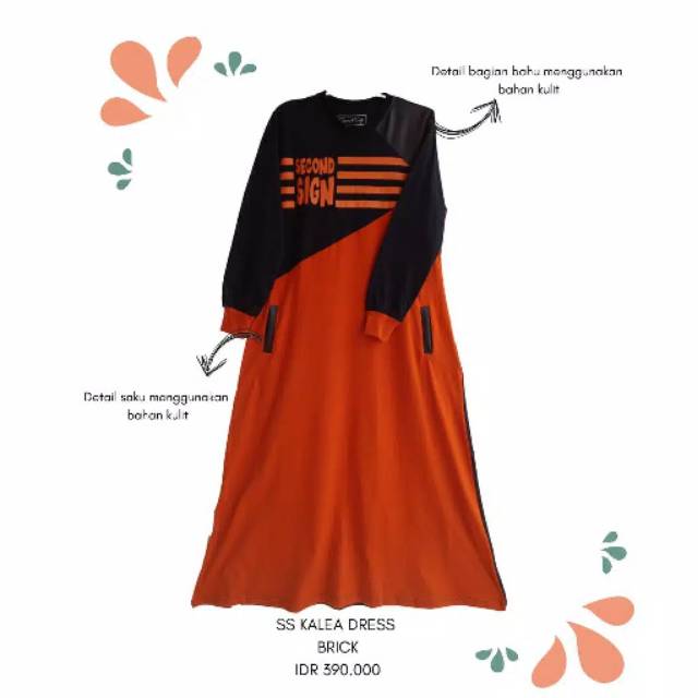 Gamis Casual Second Sign Kalea Dress