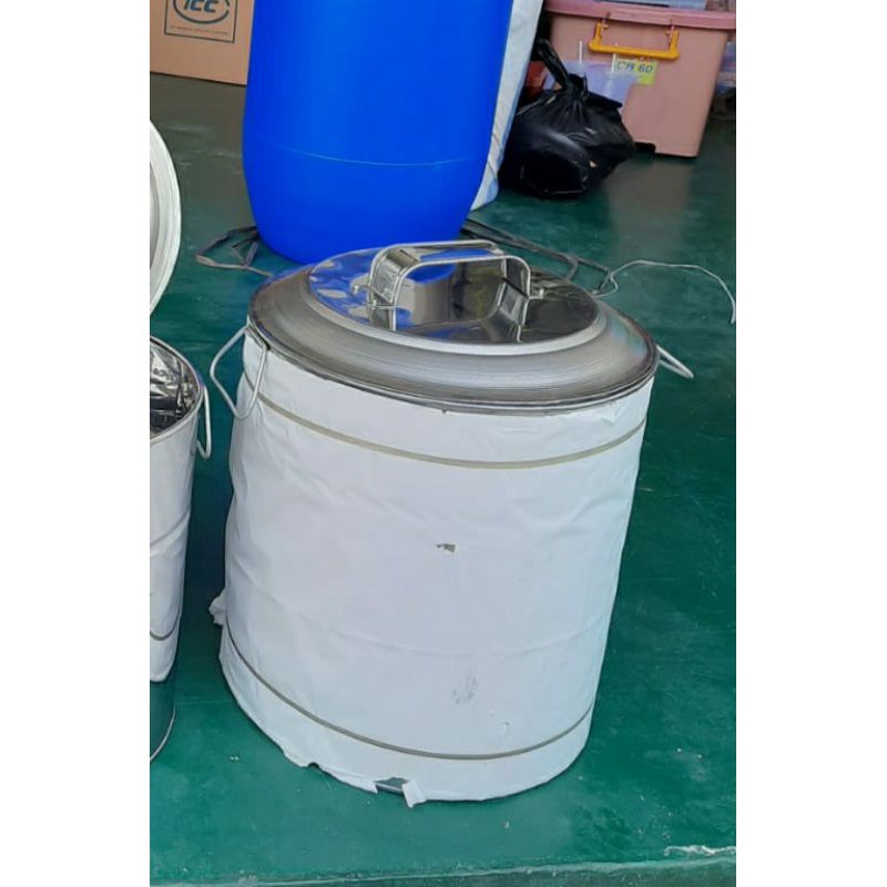 STAINLESS - Dandang Bakso / Panci Bakso Uk 30-32-35Cm Stainless (30-35-40Liter)