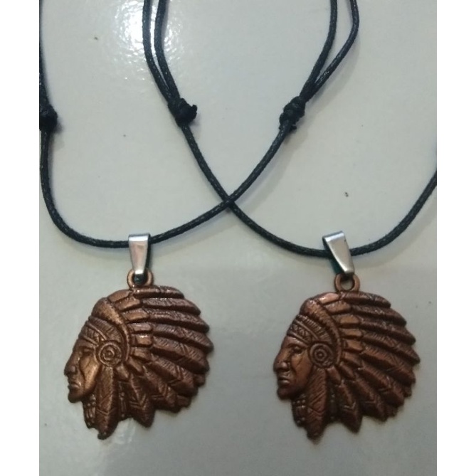 kalung kepala indian