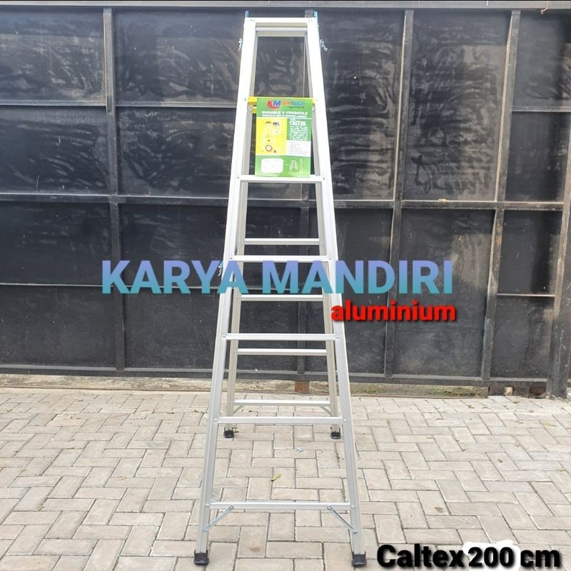 Tangga Lipat Aluminium Ladder Ukuran 2 Meter / 200 Cm