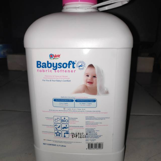 

YURI BABYSOFT FABRIC SOFTENER 3,7 KG