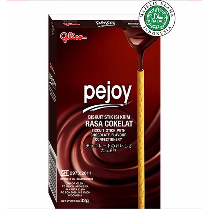 

Stik Cokelat GLICO PEJOY Pocky Stick Chocolate 32 Gr