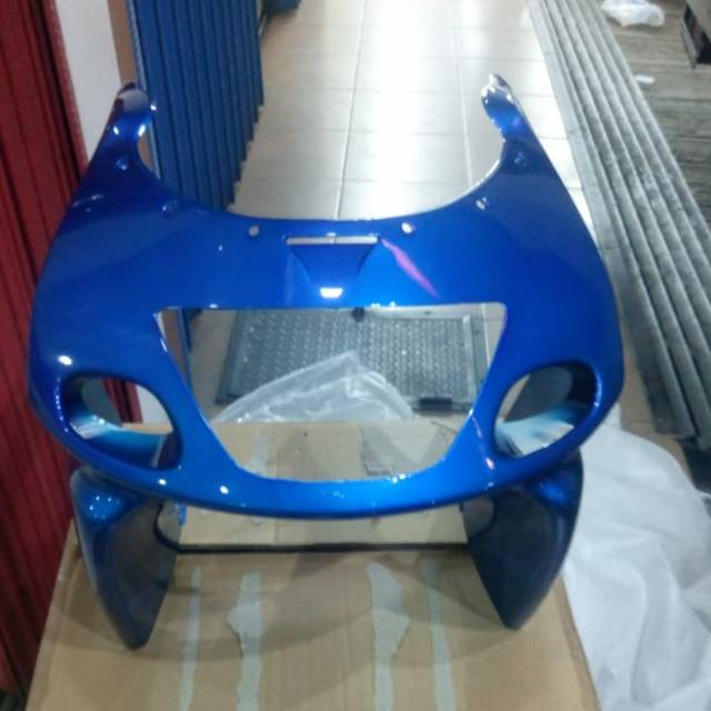 Fering fairing lampu ninja rr old original biru