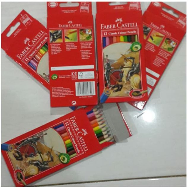 

HJK Pensil Warna Faber Castell 12 W Panjang