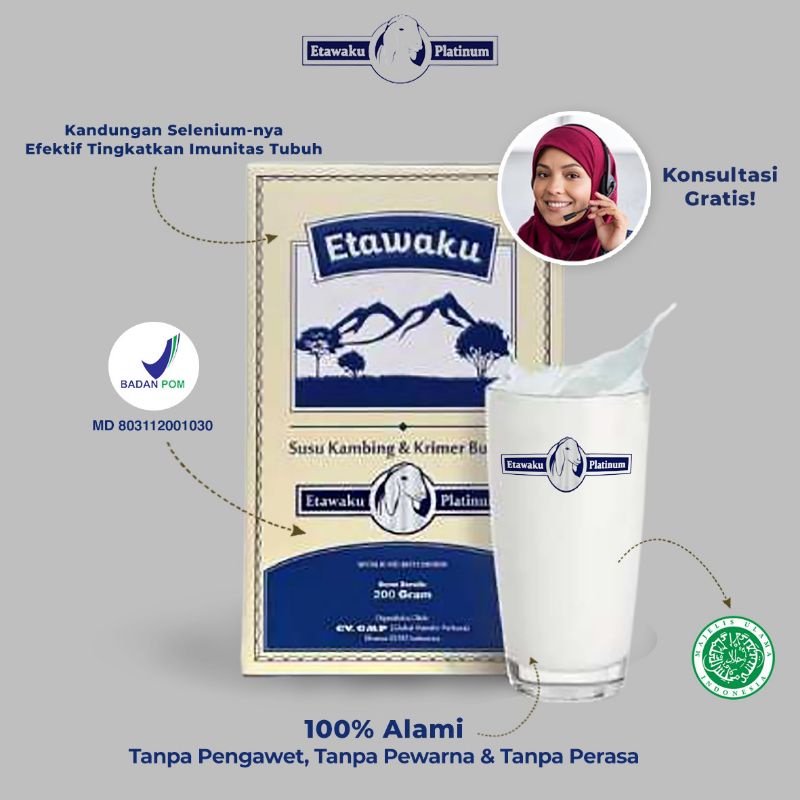 

Susu Kambing Etawaku Platinum Original 2 BOX