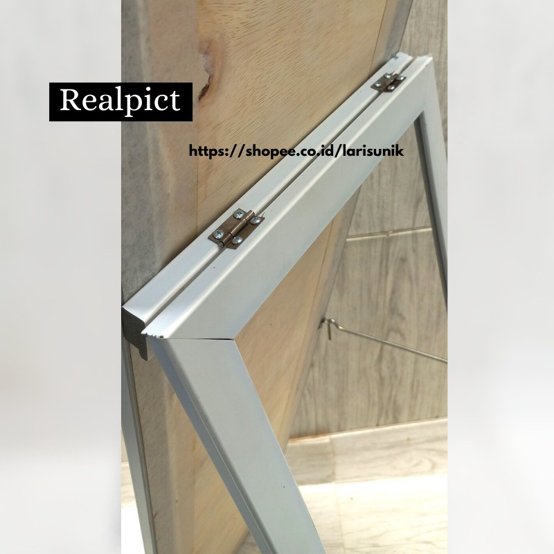 Kaca Cermin Full Body Aesthetic Cermin Standing Mirror Dinding Minimalis Rias Dekorasi Rumah UK.127 X 30 CM Termurah-1