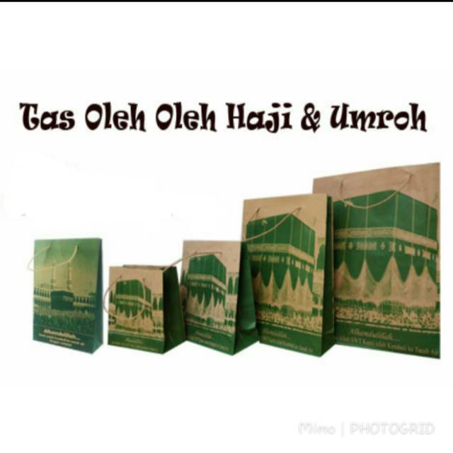 

Tas kertas/paperbag oleh2 haji