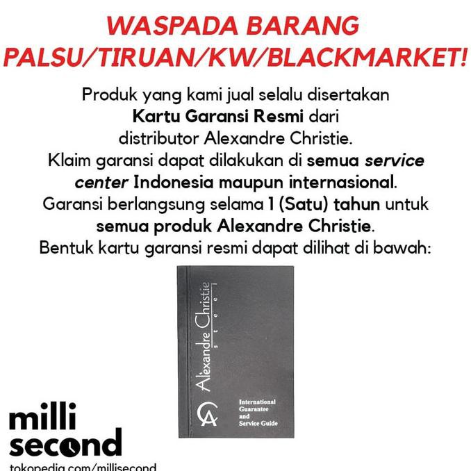 Jam Tangan Pria Alexandre Christie Ac 8631-Mh-Bbrba Medanbaiak.Store