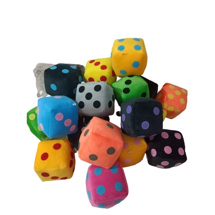 Boneka Dadu 15x15cm / Bantal Dadu