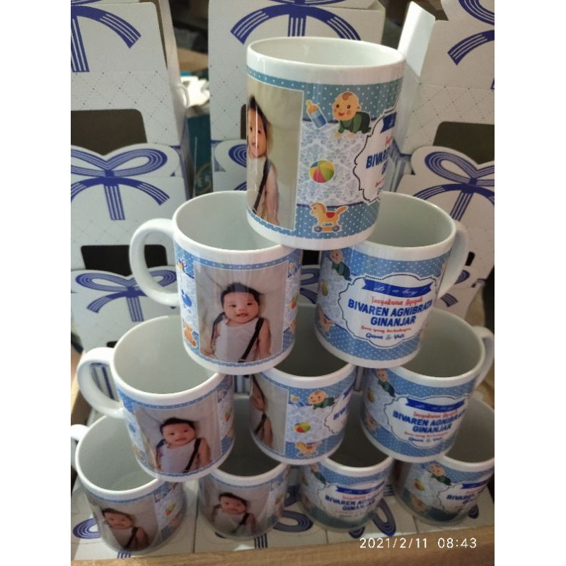 sauvenir mug souvenir mug karakter souvenir  mug full color full warna