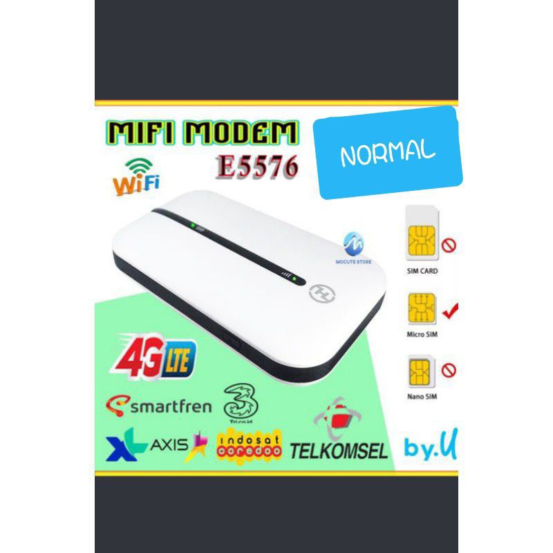 Trend-Modem Huawei E5576 Mifi Modem Wifi Router 4G LTE UNLOCK Version Free Telkomsel Kuota14GB POSTE