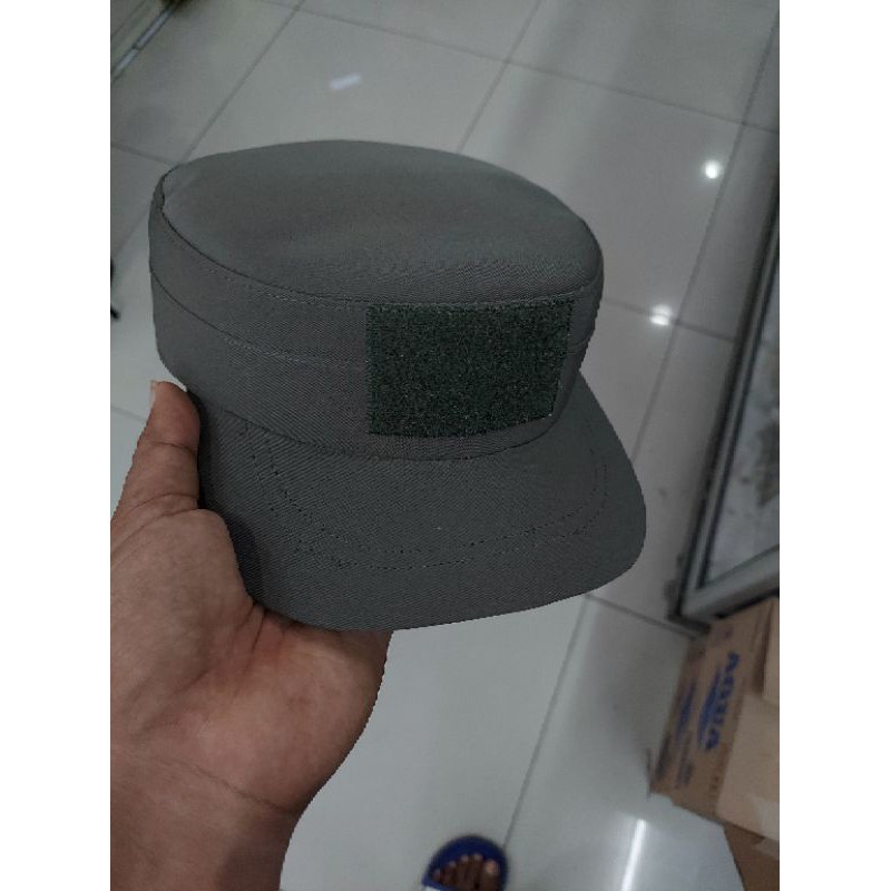 TOPI KOMANDO HIJAU HITAM POL PP