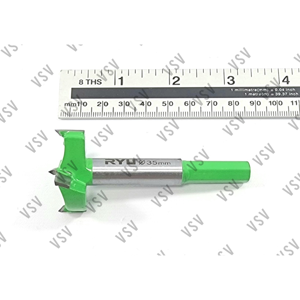 RYU Forstner Bit 35mm Mata Bor Kayu Engsel Hinge Boring