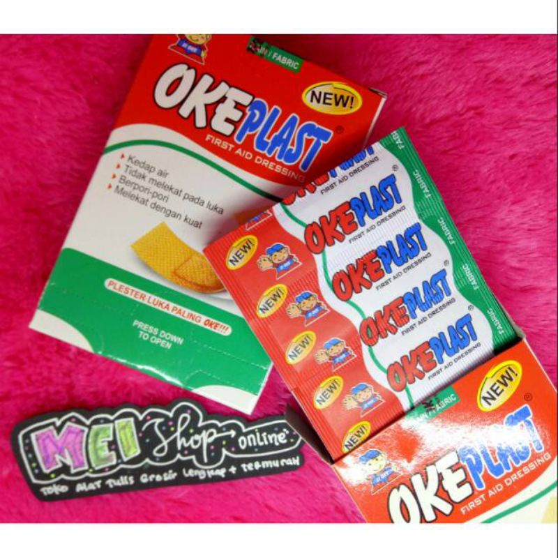10 pc okeplas / oke plas /plester luka