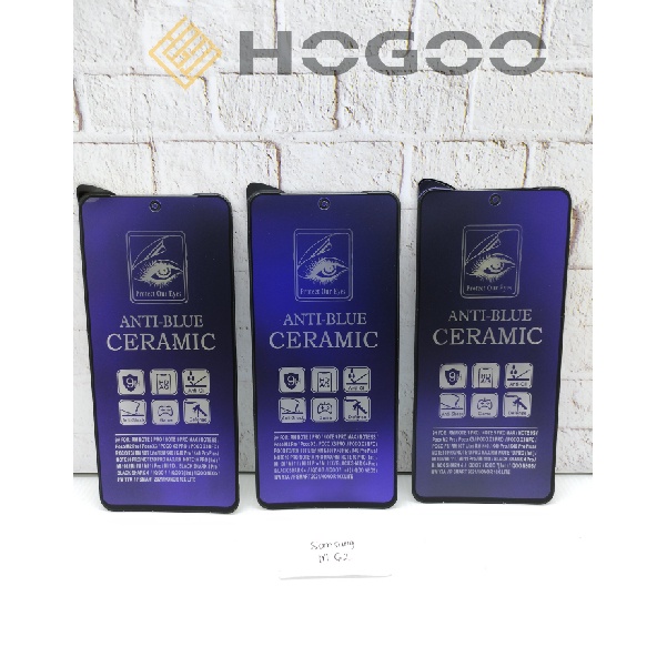 HOGOO TEMPEREDGLASS - ANTI GORES CERAMIC ANTI BLUE MATTE SAMSUNG M42 M51 M62