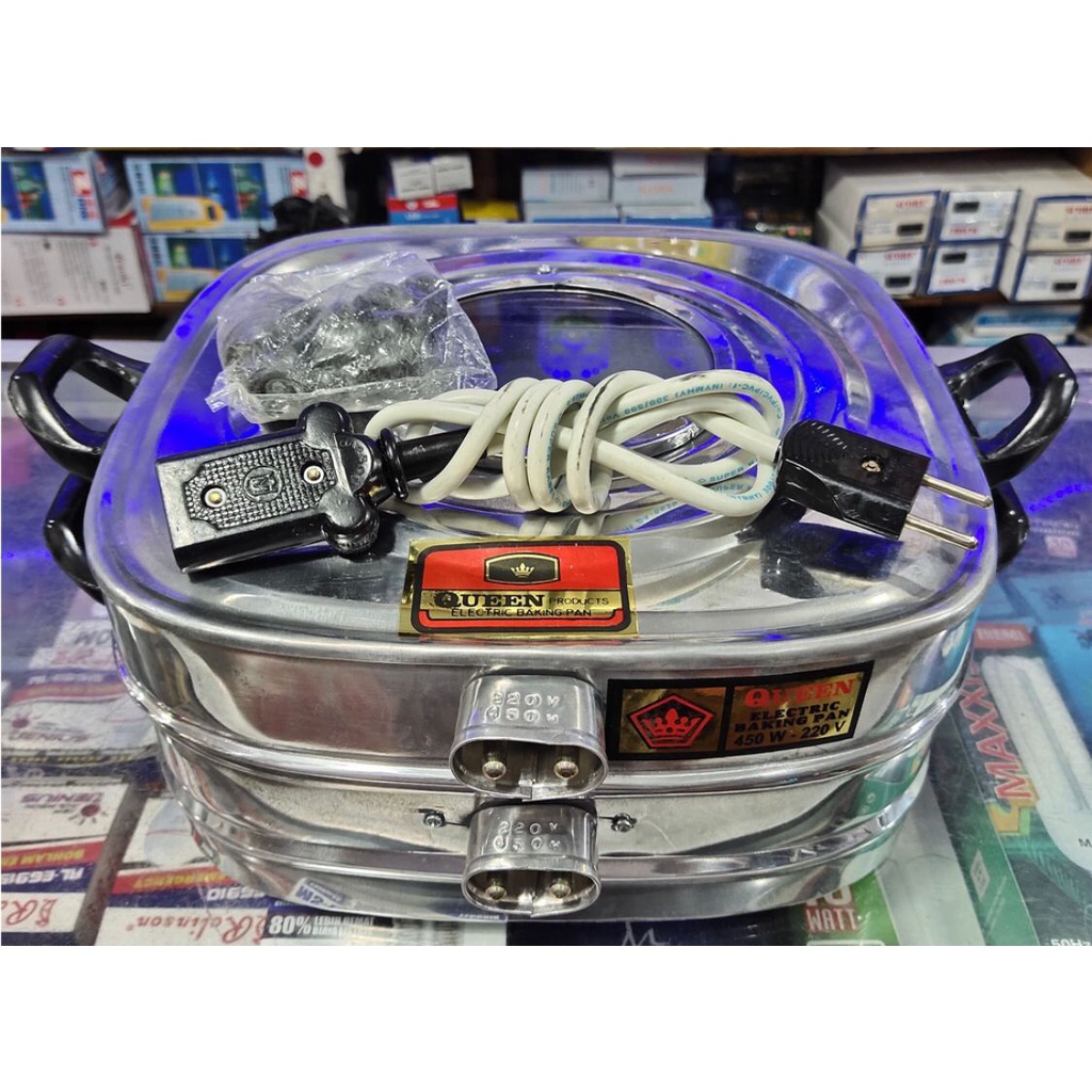 Oven Listrik Lapis Legit Queen Baking pan elemen 450W