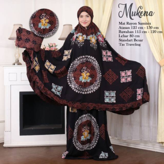 Mukena Batik Cap Dewasa Pekalongan