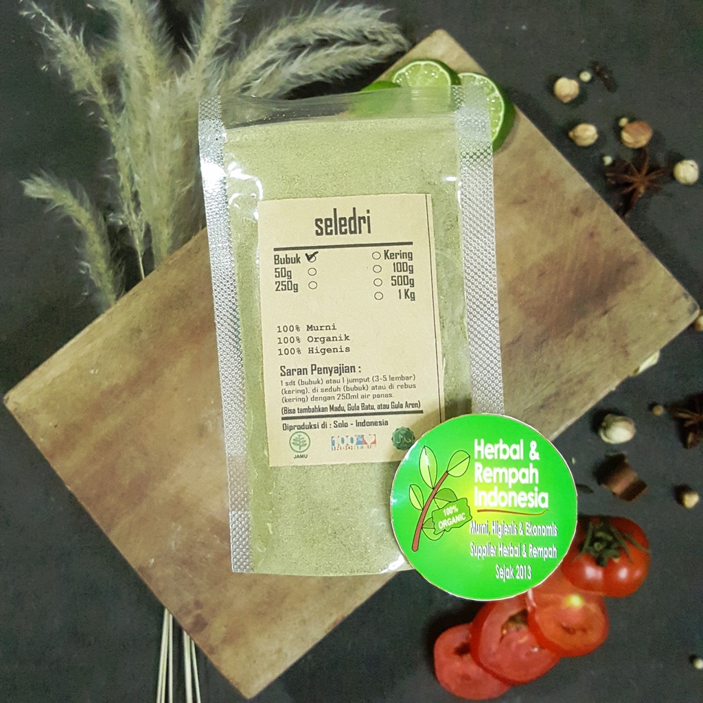 

Seledri Bubuk - 100 GR / REMPAH / JSR / 100% MURNI