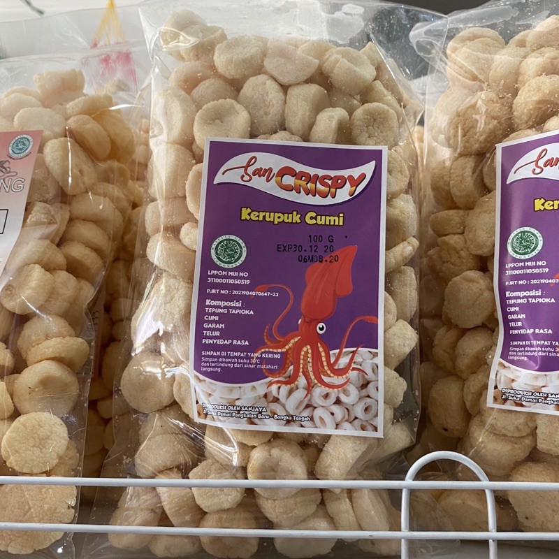 

Kemplang Bangka Goreng Coin / Kerupuk Bangka Coin / Kemplang Bangka Koin Cumi Cap San Crispy