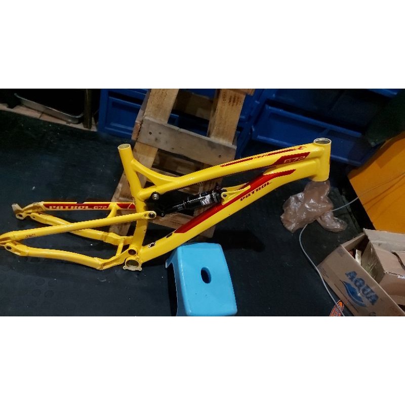 frame patrol 672 fulsus size L ukuran 27.5 yellow

