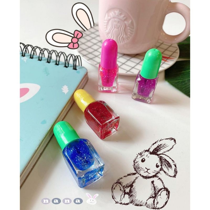 KUTEK MURAH GLITER / PCS KUTEK KUKU ANAK / IMPORT / CAT KUKU