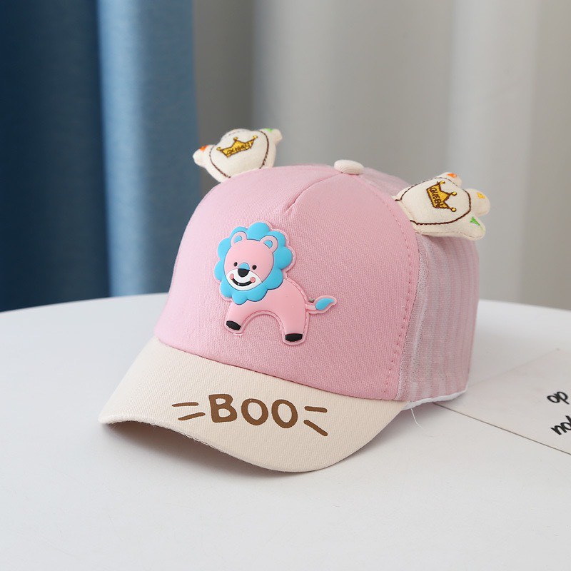 LKM219 TOPI ANAK MOTIF BERKARAKTER SINGA LION BOO TOPI FASHION BABY HAT [1KG 26PC] LITTLE KUMA-4
