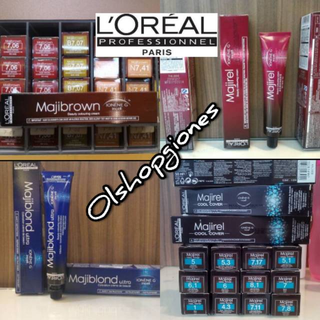 Loreal Cat Rambut Majirel Majibrown Majilift Majifasion majirouge