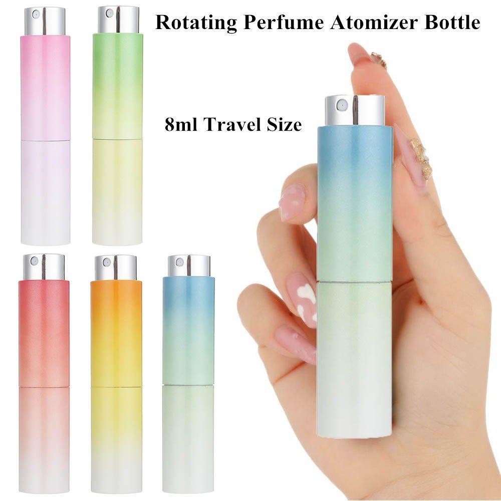 Botol Parfum Atomizer Nanas Travel 8ML Wadah Anti Bocor Berputar Ukuran Mini