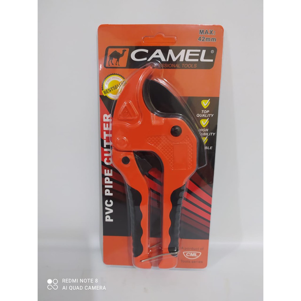 Camel Gunting Pipa PVC 42mm - Pemotong PVC Pralon Pipe Cutter Jumbo 33mm
