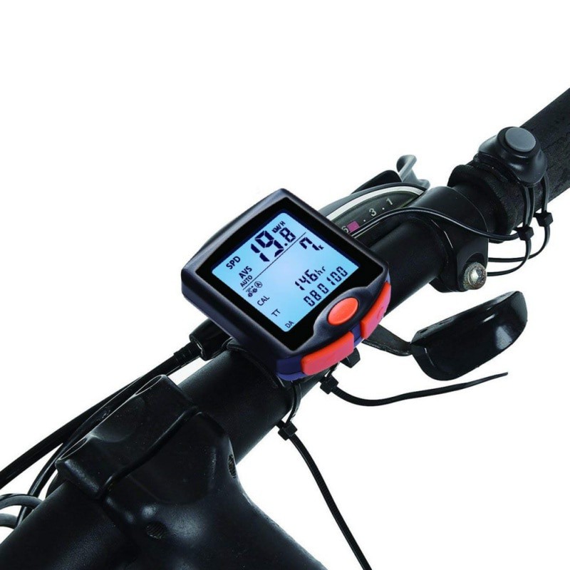 Speedometer Sepeda Wireless Odometer LED Monitor Waterproof