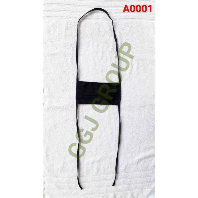 DC ( A01 ) MASKER HIJAB KAIN POLOS / TALI SAMBUNG - PUTUS / FREE PLASTIK